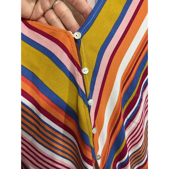 NEW Miami Striped Blouse Size Large - Picture 5 of 9